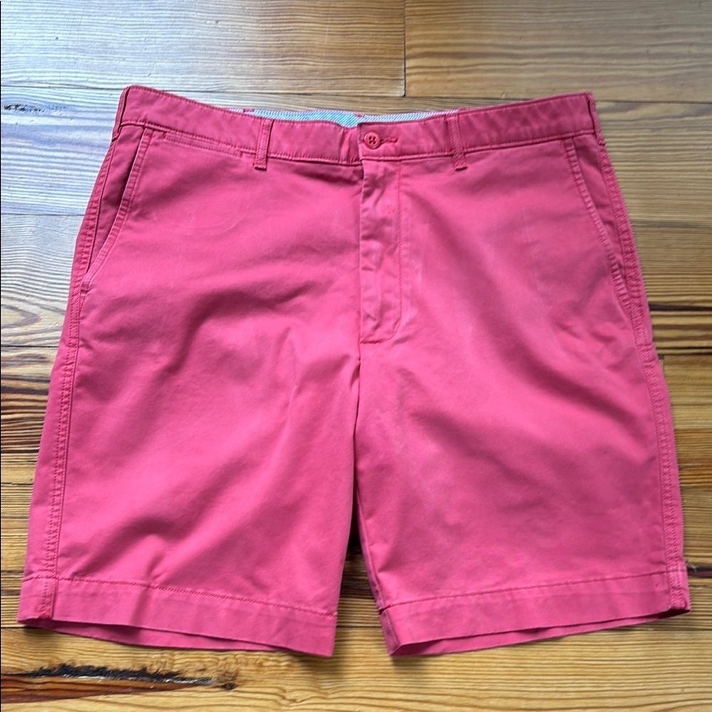 Daniel Cremieux Men's Comfort Stretch (Madison) Shorts Light Red Size 35